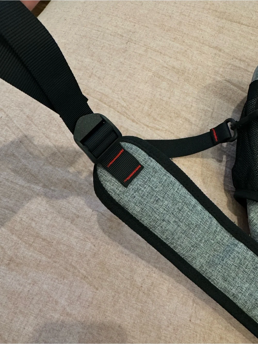 Men's Grey Sling Backpack - Compact Crossbody Daypack